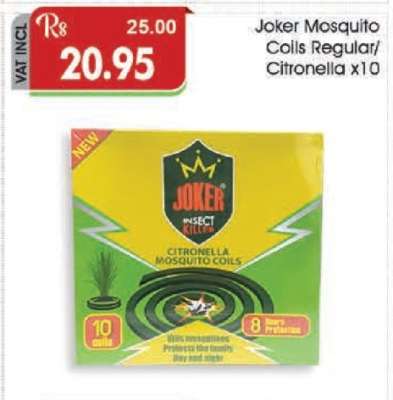 Joker Mosquito Coils Regular/Citronella x10
