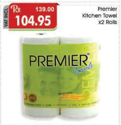 Premier Kitchen Towel x2 Rolls