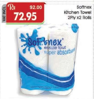 Soffnex Kitchen Towel 2Ply x2 Rolls