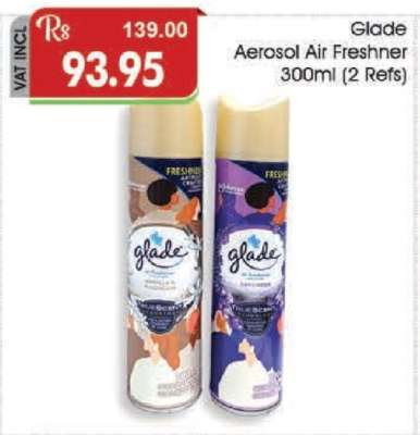 Glade Aerosol Air Freshner 300ml (2 Refs)