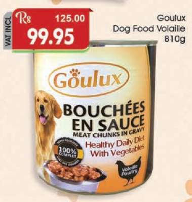Goulux Dog Food Volaille 810g