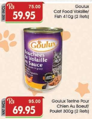 Goulux Cat Food Volaille/Fish 410g
