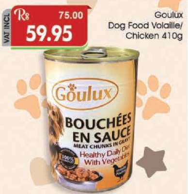 Goulux Dog Food Volaille/Chicken 410g