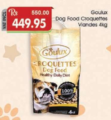Goulux Dog Food Croquettes Viandes 4kg