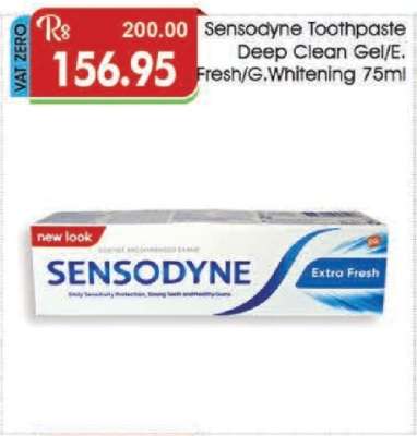 Sensodyne Toothpaste Deep Clean Gel/E. Fresh/G. Whitening 75ml