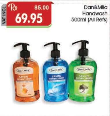 Dan&Mila Handwash 500ml (All Refs)