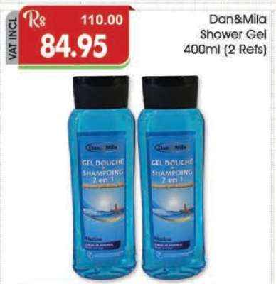 Dan&Mila Shower Gel 400ml (2 Refs)