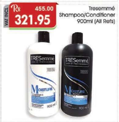 Tresemmé Shampoo/Conditioner 900ml (All Refs)