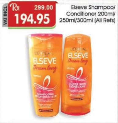 Elseve Shampoo/Conditioner 200ml/250ml/300ml (All Refs)