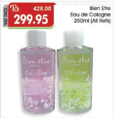 Bien Etre Eau de Cologne 250ml (All Refs)
