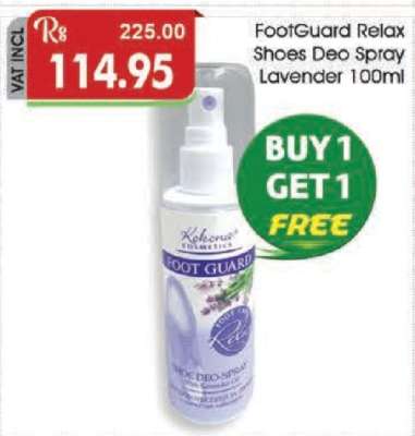 FootGuard Relax Shoes Deo Spray Lavender 100ml