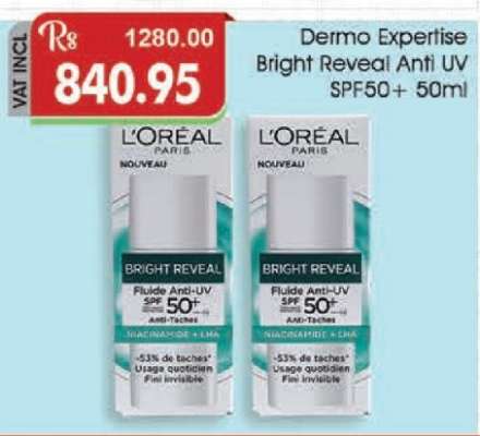 L'Oreal Paris Bright Reveal Anti UV SPF50+ 50ml