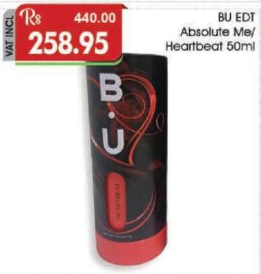 BU EDT Absolute Me/Heartbeat 50ml