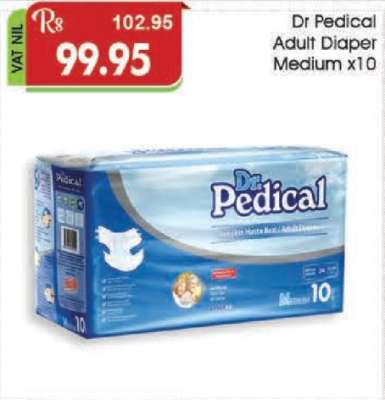 Dr Pedical Adult Diaper Medium x10