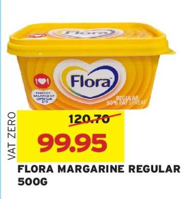 FLORA MARGARINE REGULAR 500G