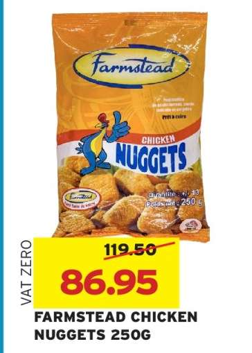 Farmstead Chicken Nuggets 250G