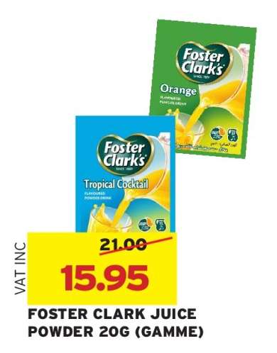 FOSTER CLARK JUICE POWDER 20G (GAMME)