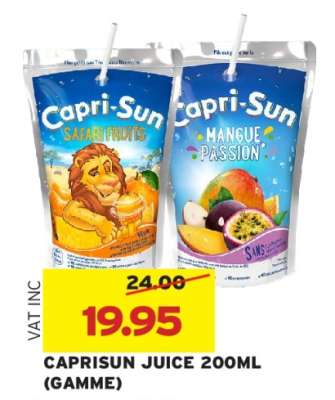 CapriSun Juice 200ml (Gamme)