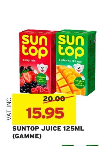 Suntop Juice 125ml (Gamme)
