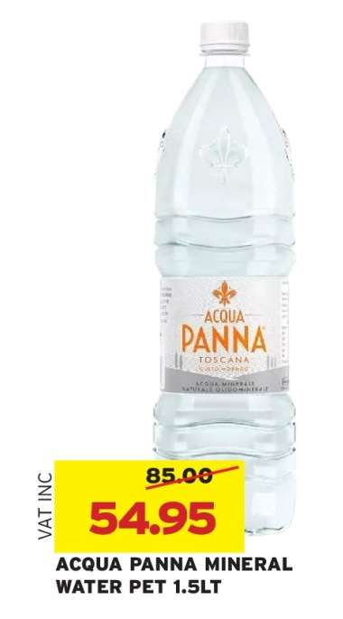 ACQUA PANNA MINERAL WATER PET 1.5LT