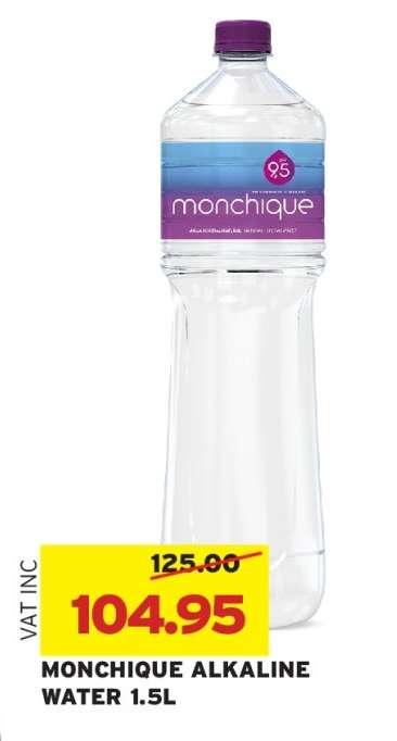 MONCHIQUE ALKALINE WATER 1.5L
