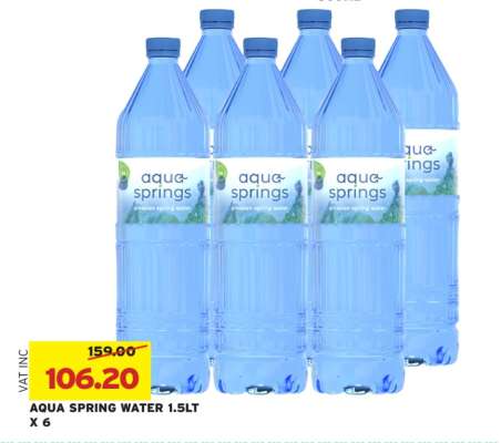 AQUA SPRING WATER 1.5LT X 6