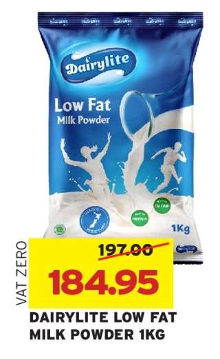 Dairylite Low Fat Milk Powder 1kg