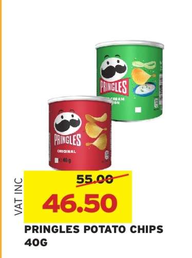 PRINGLES POTATO CHIPS 40G