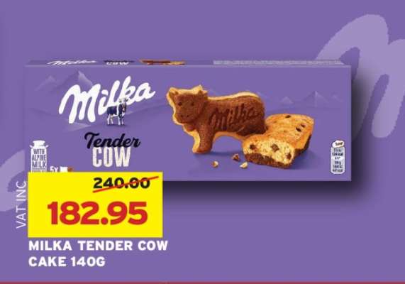 MILKA TENDER COW CAKE 140G