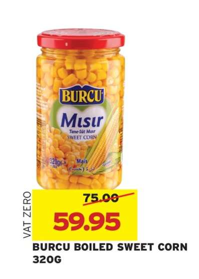 BURCU BOILED SWEET CORN 320G