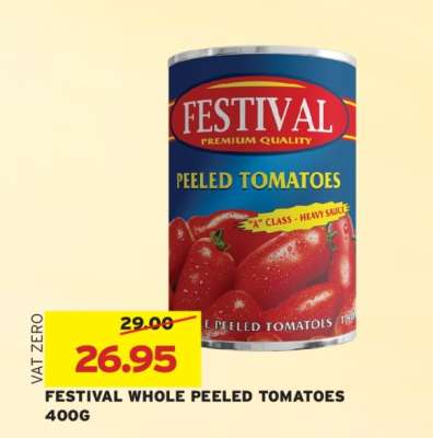 FESTIVAL WHOLE PEELED TOMATOES