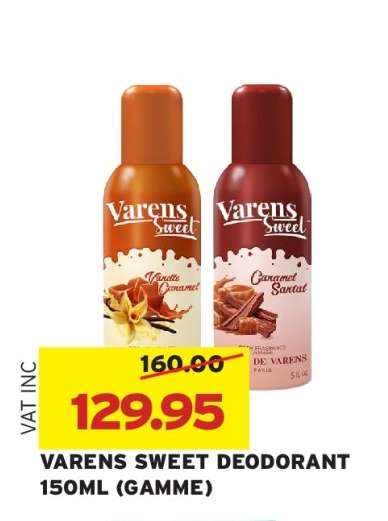 VARENS SWEET DEODORANT 150ML (GAMME)