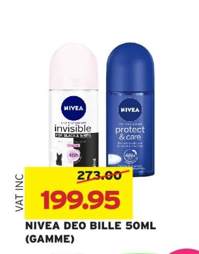 NIVEA DEO BILLE 50ML (GAMME)