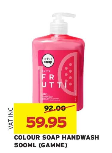 COLOUR SOAP HANDWASH 500ML (GAMME)