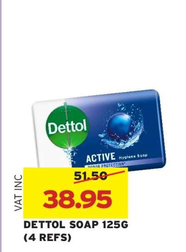 DETTOL SOAP 125G (4 REFS)