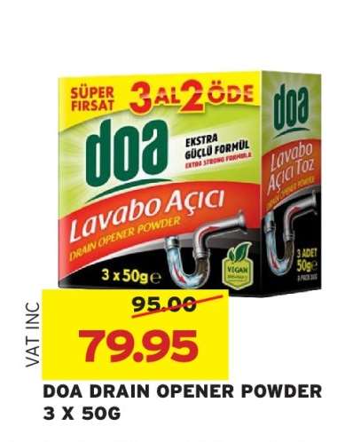 DOA DRAIN OPENER POWDER