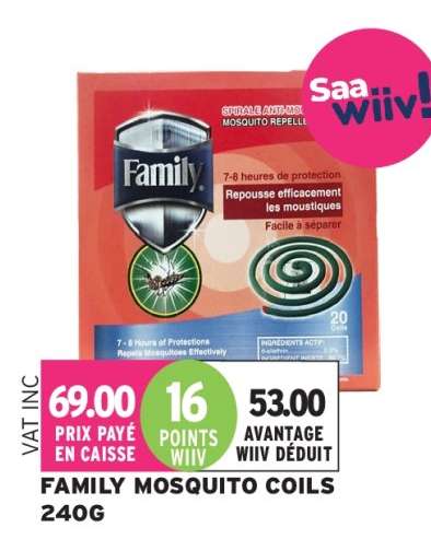 FAMILY MOSQUITO COILS