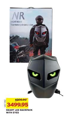 SMART LED BACKPACK WITH EYES