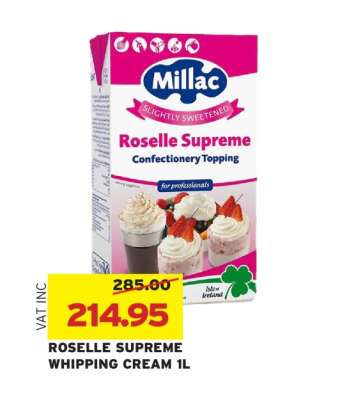ROSELLE SUPREME WHIPPING CREAM 1L