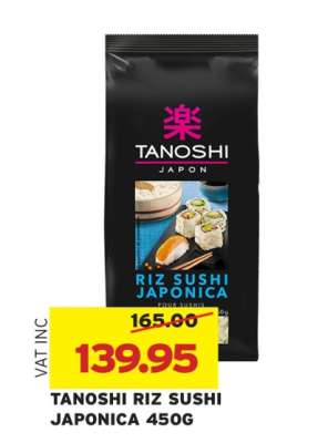 TANOSHI RIZ SUSHI JAPONICA 450G