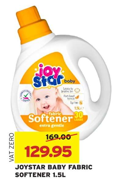 JOYSTAR BABY FABRIC SOFTENER 1.5L