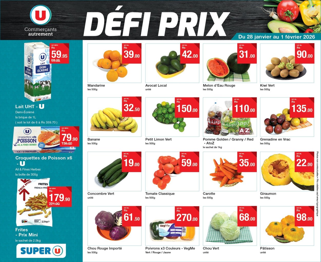 Super U catalogue - 28.01.2026 - 1.02.2026. Page 1