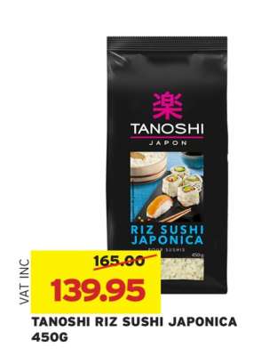 TANOSHI RIZ SUSHI JAPONICA 450G