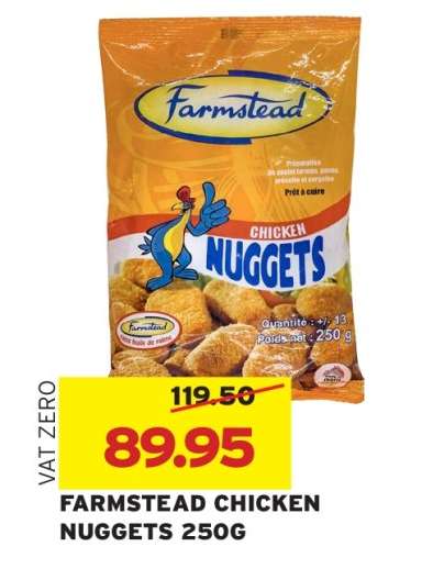 Farmstead Chicken Nuggets 250G