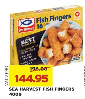 Sea Harvest Fish Fingers 400g