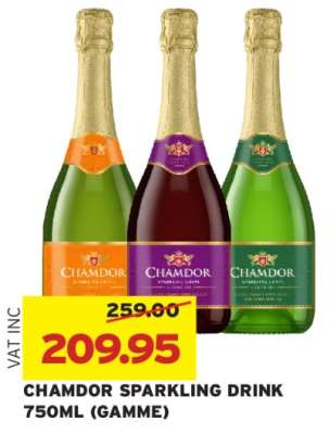CHAMDOR SPARKLING DRINK 750ML (GAMME)
