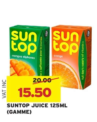 Suntop Juice 125ml (Gamme)