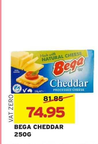 BEGA CHEDDAR 250G