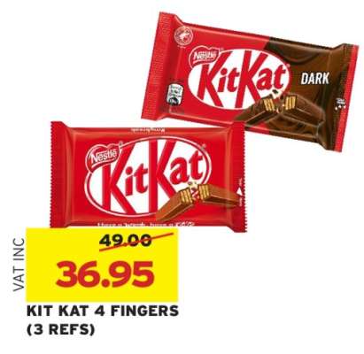 KIT KAT 4 FINGERS (3 REFS)