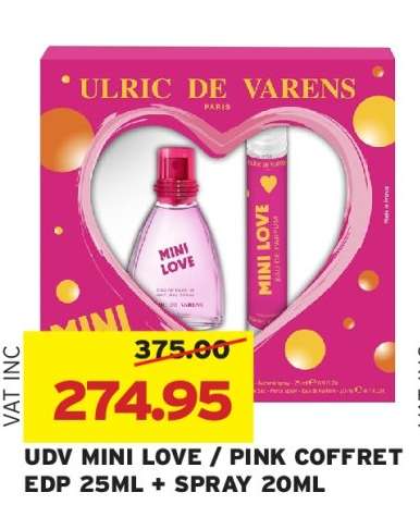 UDV MINI LOVE / PINK COFFRET